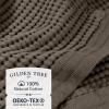 GILDEN TREE Waffle Towels for Bathroom Luxury 100% Cotton Bath Towels, Quick Dry Towel, Thin Super Absorbent Lint Free Shower Towels, Bath Towels Set of 2, Modern Style (Stone) view 2