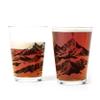 Black Lantern Pint Glasses Mountain Range Beer Glass Set - Two Premium 16oz. Drinking Cups - Dishwasher-Safe view 1