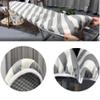 TAJMDGW Heavy Duty Ironing Board Cover and Pad, Heat Reflective Thick Ironing Board Pad, 18x57In 22x53in Large Ironing Board Cover Elasticated(D,18x57inch(147x48cm)) view 2