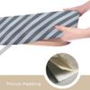 TAJMDGW Heavy Duty Ironing Board Cover and Pad, Heat Reflective Thick Ironing Board Pad, 18x57In 22x53in Large Ironing Board Cover Elasticated(D,18x57inch(147x48cm)) view 3