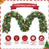 Beinhome 9 Ft Pre-Lit Christmas Garland, Artificial Christmas Door Garland with Lights Timer, Pine Cone Garand Decorations for Home Stairs Table Fireplace Xmas Festival Decor view 4