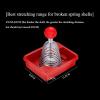 LASTRAN Stainless Steel Spring Nut Crackers Funny Nut Shell Crushing Tool Multifunctional Walnut Shell-Breaking Tool for Friends Gift view 2