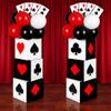 Vertintong 60 Pcs Casino Night Themed Party Decorations Poker Boxes Game Night Set 6 11 Inch Large Casino Boxes 6 Jumbo Cards Accessory 48 Balloon for Las Vegas Game view 1
