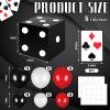 Vertintong 60 Pcs Casino Night Themed Party Decorations Poker Boxes Game Night Set 6 11 Inch Large Casino Boxes 6 Jumbo Cards Accessory 48 Balloon for Las Vegas Game view 2