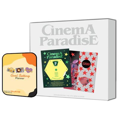 ZEROBASEONE CINEMA PARADISE Album [ROMANCE ver. (Standard ver.)]+Pre Order Benefits+BolsVos Exclusive K-POP Inspired Digital Merches