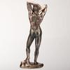 Veronese Design 11 3/4 Tattooed Male in Tights Strething Pinup Pose Cold Cast Resin Bronze Finish Sculpture view 3