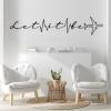Let It Be Metal Wall Decor, Inspirational Metal Wall Art, Encouraging Wall Art, Metal Words Wall Decor, Let It Be Wall Art, Positive Quote Wall Art, Living Room Office Wall Decor (White, 30x6 | 76x15cm) view 2