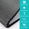 DOING-X Top Down Bottom Up Cellular Blinds, Cordless Cellular Shades Blackout, Jacquard Fabric Honeycomb Window Shade for Windows(41.5" W x 48" H) Black view 3