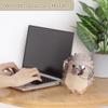 LUMINFLY Handmade Sunglasses Display Stand, Wooden Hedgehog Glasses Holder for Home, Cute Handmade Wooden Glasses Frame, Handmade Creative Pet Eyeglasses Holder, Office, and Nightstand, Desk view 3