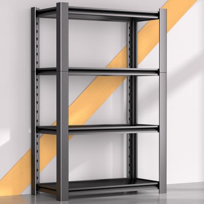 WOZBUD 60" H Heavy Duty Garage Shelving Unit, 40" W Adjustable Metal Storage Rack, 4-Tier Metal Shelves, 20" D Industrial Shelving for Garage, Basement, Workshop, Heavy Duty Storage Shelf.1Pack