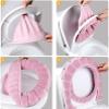 SGHAGH Toilet Seat Cover, Toilet Cover, Toilet Seat Cushion, Toilet Lid Cover,Toilet Seat Covers For Bathroom,Padded toilet seat,1pcs (Pink) view 4