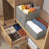 Criusia 8 Pack Foldable Drawer Organizers & Storage with 18 Clear Kitchen Trays view 4