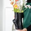 Ceramic Ballet Shoe Centerpiece Vase for Home Decor | Ballet Shoe Modern Simple Vase,Dancing Socks Motif Centerpiece Vases,Ballet Shoes Dancer Portrait Sculpture for Desktop Decoration view 3
