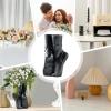 Ceramic Ballet Shoe Centerpiece Vase for Home Decor | Ballet Shoe Modern Simple Vase,Dancing Socks Motif Centerpiece Vases,Ballet Shoes Dancer Portrait Sculpture for Desktop Decoration view 4