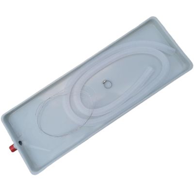 Air Conditioner Drip Tray Condensation Drain Pan, Air Conditioner Drip Pan with Drain Hole and Hose, Air Conditioner Water Catcher for Split Air Conditioners(71x24cm(27.9x9.4in))