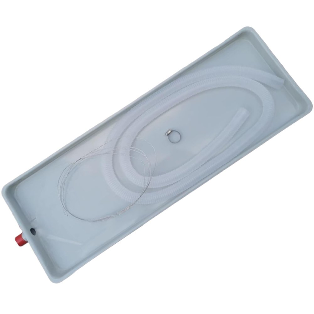 Air Conditioner Drip Tray Condensation Drain Pan, Air Conditioner Drip Pan with Drain Hole and Hose, Air Conditioner Water Catcher for Split Air Conditioners(71x24cm(27.9x9.4in))