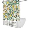 SHUODAOCO William Morris Shower Curtain Fruit Pomegranate Pattern Shower Curtain Set Polyester Fabric Bath Curtain for Bathroom Decoration 78Wx84L view 1
