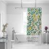 SHUODAOCO William Morris Shower Curtain Fruit Pomegranate Pattern Shower Curtain Set Polyester Fabric Bath Curtain for Bathroom Decoration 78Wx84L view 2