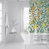 SHUODAOCO William Morris Shower Curtain Fruit Pomegranate Pattern Shower Curtain Set Polyester Fabric Bath Curtain for Bathroom Decoration 78Wx84L view 3
