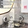 Raidley No Drill Clear Wall Caddys, Raidley Shower Storage No Drill,suction Cup Shelf, Corner Shower Shelves, Light Luxury Style Punch-fre e Storage Rack For Home Storage view 4