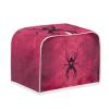 PJHEQOXE Spider & Spider Web Toaster Cover, Toaster Dust Cover Fits for Most Standard 2 slice Toasters, Universal Size Waffles Maker Oven Dust Cover Customized Halloween Home Decoration(Red) view 1