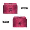 PJHEQOXE Spider & Spider Web Toaster Cover, Toaster Dust Cover Fits for Most Standard 2 slice Toasters, Universal Size Waffles Maker Oven Dust Cover Customized Halloween Home Decoration(Red) view 3
