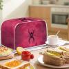 PJHEQOXE Spider & Spider Web Toaster Cover, Toaster Dust Cover Fits for Most Standard 2 slice Toasters, Universal Size Waffles Maker Oven Dust Cover Customized Halloween Home Decoration(Red) view 4