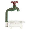 Creative Co-Op Charming Cast Iron Soap Dish with Miniature Faucet Detail view 3
