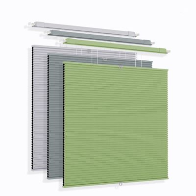 No Drill Top Down Bottom Up Cellular Shades Cordless, No Tool Pull Down Blackout Honeycomb Shades, Room Darkening TDBU Cellular Blinds with Thermal Insulated Noise Reduction for Indoor Window