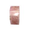 Rose Quartz Polished Decorations Tealight Candle Holder - Real Green Jade Natural Stone Crystal Perfect for Home & Geode Decor, view 3
