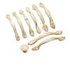MKGOXAKC Alloy Handle Simple Wardrobe Drawer Gold Handle Home Improvement Kitchen Furniture Cabinet Pull, Shoe Cabinet Knob(G1 Single Hole) view 1