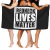 BUECDHYEI Redneck Lives Matter Beach Towel Absorbent Bathroom Towels Beach Towels Oversized Super 32x52 Inch view 2