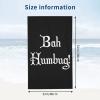 BUECDHYEI Bah Humbug Beach Towel Absorbent Bathroom Towels Beach Towels Oversized Super 32x52 Inch view 3