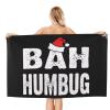 BUECDHYEI Bah Humbug Beach Towel Absorbent Bathroom Towels Beach Towels Oversized Super 32x52 Inch view 4