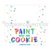 The Cookie Countess Bag Topper 4" with PYO Instructions - Rainbow Brush view 3