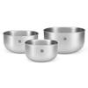 ZWILLING Prep 3-pc Brushed Stainless Steel Nesting Bowls Set view 1