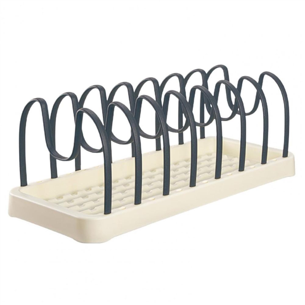 CFGH6FDF Dish Drainer Rack Dish Drying Rack Multifunctional Dish Drainer Pot Cover Rack Detachable U-Shaped Dish Rack Organizer Holder Cup Dish Drying Shelf Dish Rack(Navy Blue)