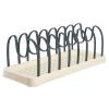 CFGH6FDF Dish Drainer Rack Dish Drying Rack Multifunctional Dish Drainer Pot Cover Rack Detachable U-Shaped Dish Rack Organizer Holder Cup Dish Drying Shelf Dish Rack(Navy Blue) view 1