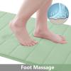 Buganda Memory Foam Bath Mat, 47" x 20", Ultra Soft and Non-Slip Bathroom Rugs, Water Absorbent and Machine Washable Bath Rug Runner for Bathroom, Shower, and Tub, Sage Green view 3