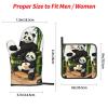 WZYWHJ Oven Mitts and Pot Holders Four-Piece Sets Oven Mitts Oven Gloves Pot Holders and Oven Mitts for Kitchen Baking Cooking Grilling Pandas of Father and Son Prints view 4