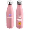SMLIXE Personalized Custom Water Bottles 17oz 25 Pcs Stainless Steel Double Wall Insulated Leakproof Cups for Sports Outdoors With Colorful Text Logo Print in USA