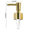 Soap Dispenser Pump Replacement, Soap and Lotion Dispenser Replacement Pump Head Hand Soap Dispenser Top for Lotion Bottle(Gold) view 2
