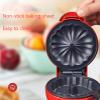 Cake Maker Machine for Lava Cake, Mini Donuts, Waffles, Pancakes - Breakfast, Snacks, Desserts - Non-stick Surface, Double-sided Heating, Red view 4
