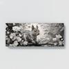 Sense Canvas Squirrel Subtle Patterned 98 Canvas Art - Home Decor Wall Art Print Poster Painting Small 20x8 / 1.5" view 4