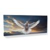 Sense Canvas Dove Graceful Ascent 164 Canvas Art - Home Decor Wall Art Print Poster Painting Small 20x8 / 1.5" view 1