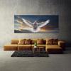 Sense Canvas Dove Graceful Ascent 164 Canvas Art - Home Decor Wall Art Print Poster Painting Small 20x8 / 1.5" view 3
