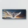 Sense Canvas Dove Graceful Ascent 164 Canvas Art - Home Decor Wall Art Print Poster Painting Small 20x8 / 1.5" view 4