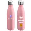 SMLIXE Personalized Custom Water Bottles 17oz 75 Pcs Stainless Steel Double Wall Insulated Leakproof Cups for Sports Outdoors With Colorful Text Logo Print in USA view 1