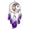 7 Chakras Dream Catchers Moon Tree of Life Dream Catcher Violet Feather Dreamcatcher Wall Decor with Rainbow Healing Crystal Stone Wall Art Hanging for Bedroom Home Decor Bless Gift Wedding Party view 1