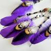 7 Chakras Dream Catchers Moon Tree of Life Dream Catcher Violet Feather Dreamcatcher Wall Decor with Rainbow Healing Crystal Stone Wall Art Hanging for Bedroom Home Decor Bless Gift Wedding Party view 4